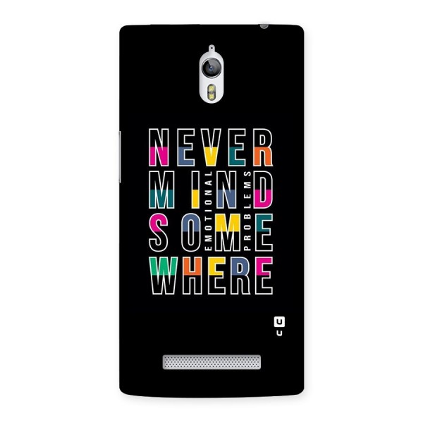 Nevermind Somewhere Back Case for Oppo Find 7