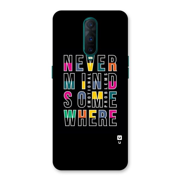 Nevermind Somewhere Back Case for Oppo R17 Pro