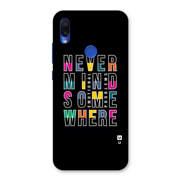 Nevermind Somewhere Back Case for Redmi Note 7S