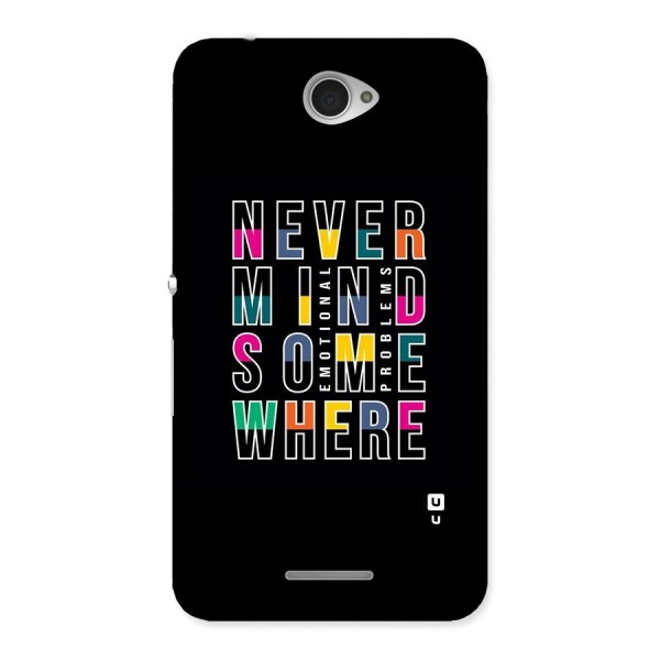 Nevermind Somewhere Back Case for Sony Xperia E4