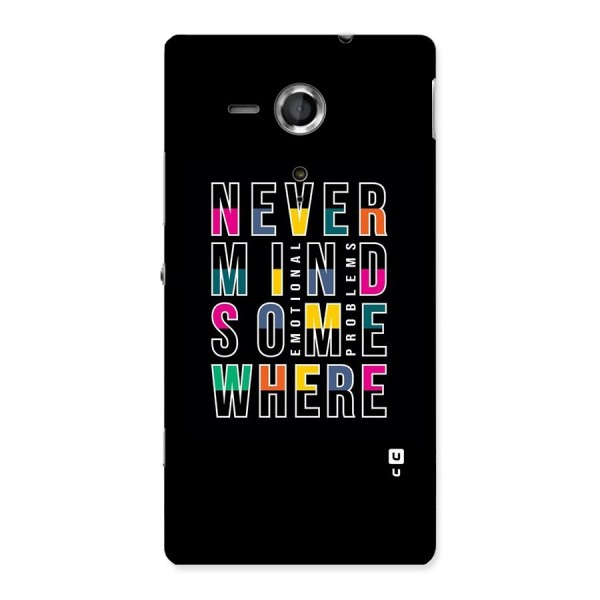 Nevermind Somewhere Back Case for Sony Xperia SP