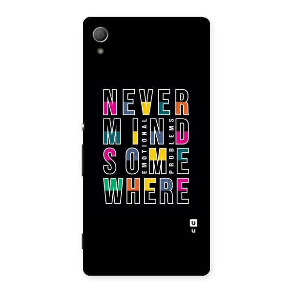 Nevermind Somewhere Back Case for Xperia Z3 Plus