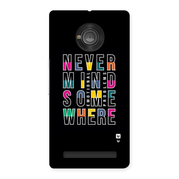 Nevermind Somewhere Back Case for Yu Yunique