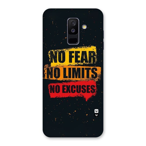 No Fear No Limits Back Case for Galaxy A6 Plus