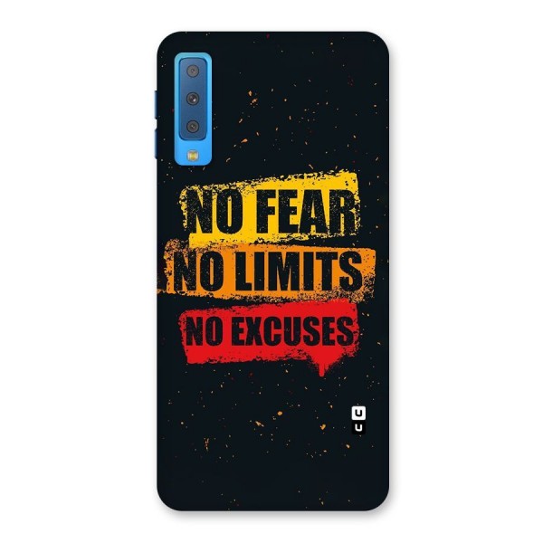 No Fear No Limits Back Case for Galaxy A7 (2018)