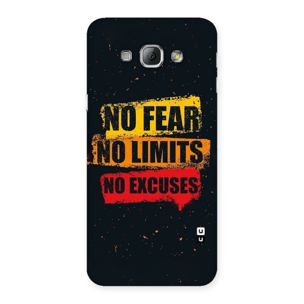 No Fear No Limits Back Case for Galaxy A8