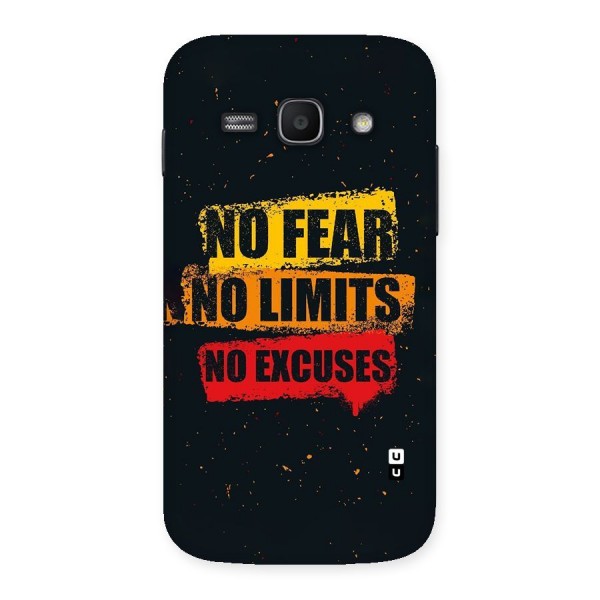 No Fear No Limits Back Case for Galaxy Ace 3