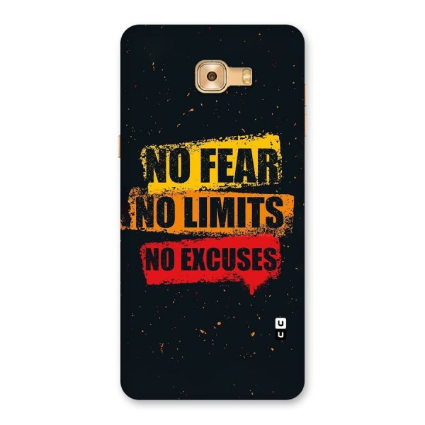 No Fear No Limits Back Case for Galaxy C9 Pro