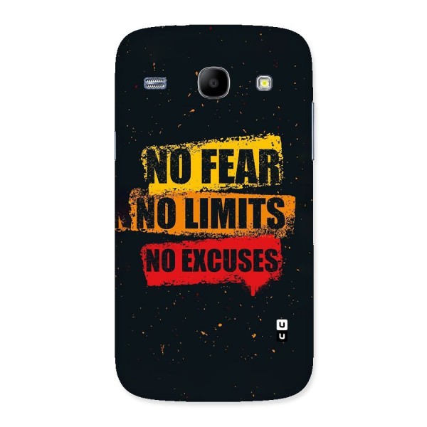 No Fear No Limits Back Case for Galaxy Core