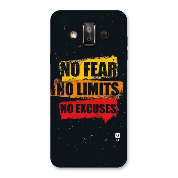No Fear No Limits Back Case for Galaxy J7 Duo