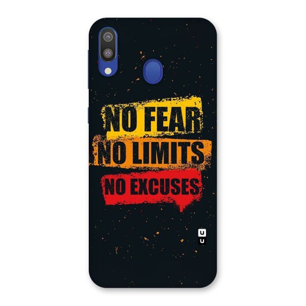 No Fear No Limits Back Case for Galaxy M20