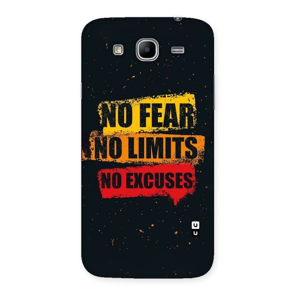 No Fear No Limits Back Case for Galaxy Mega 5.8