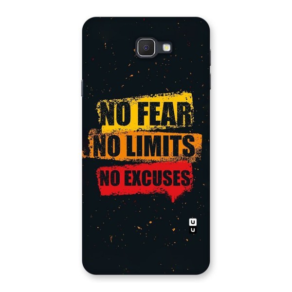 No Fear No Limits Back Case for Galaxy On7 2016
