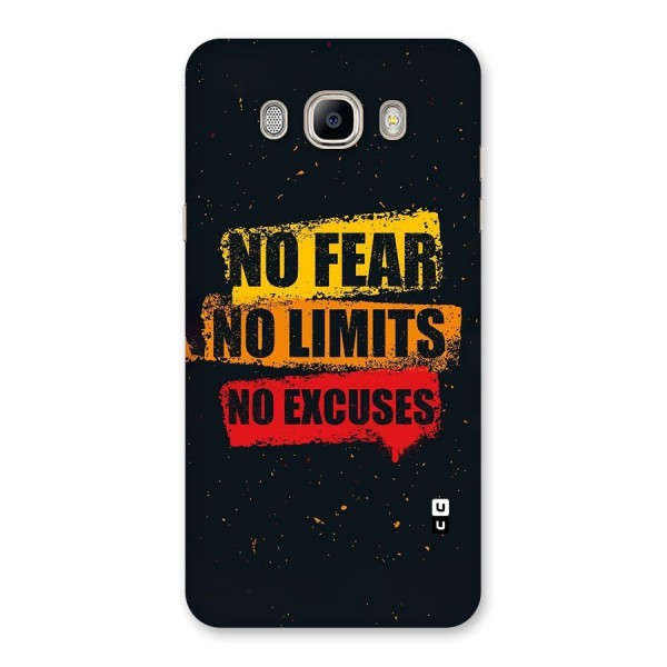No Fear No Limits Back Case for Galaxy On8