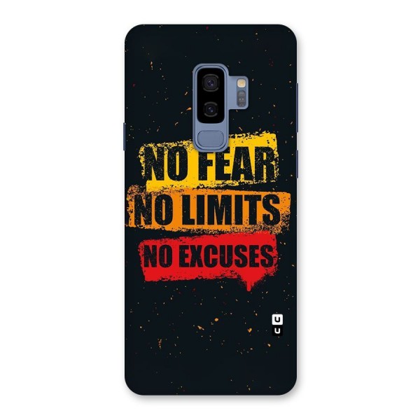 No Fear No Limits Back Case for Galaxy S9 Plus
