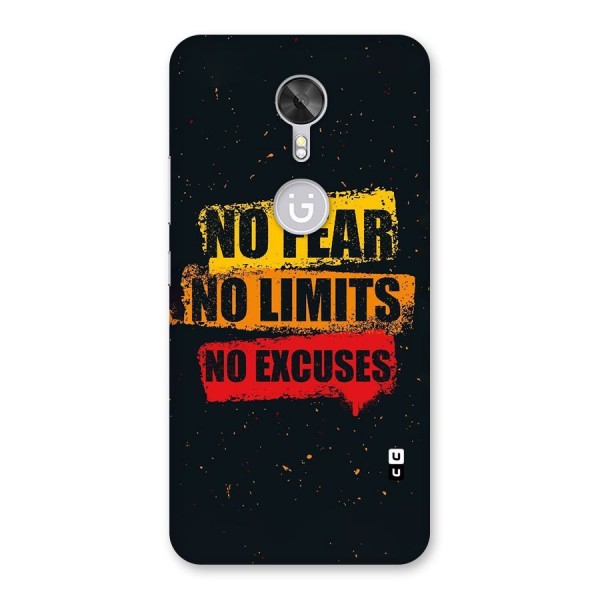 No Fear No Limits Back Case for Gionee A1