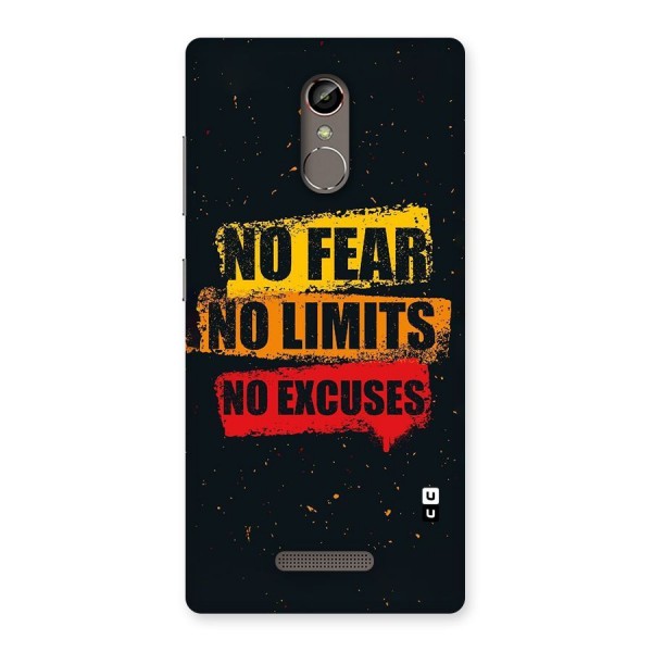 No Fear No Limits Back Case for Gionee S6s