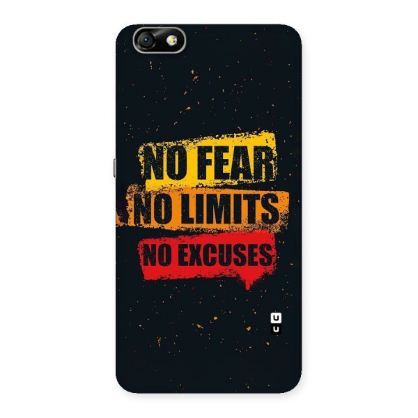 No Fear No Limits Back Case for Honor 4X