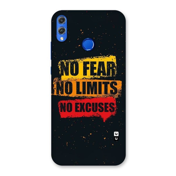 No Fear No Limits Back Case for Honor 8X