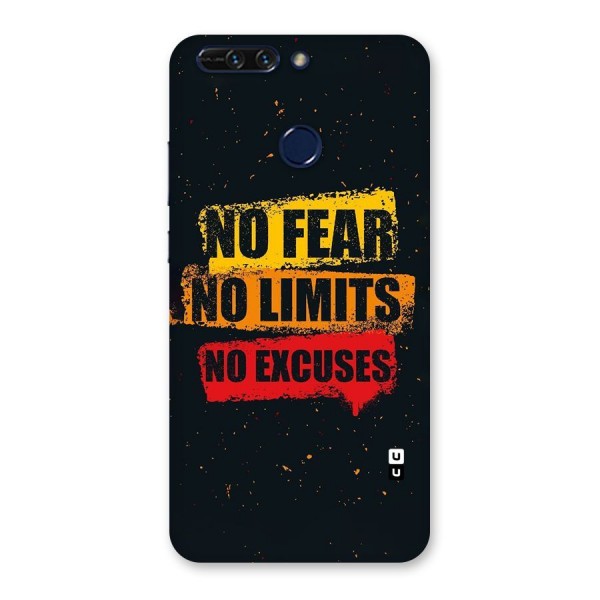 No Fear No Limits Back Case for Honor 8 Pro