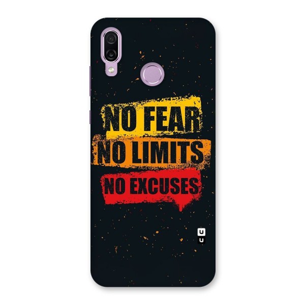 No Fear No Limits Back Case for Honor Play