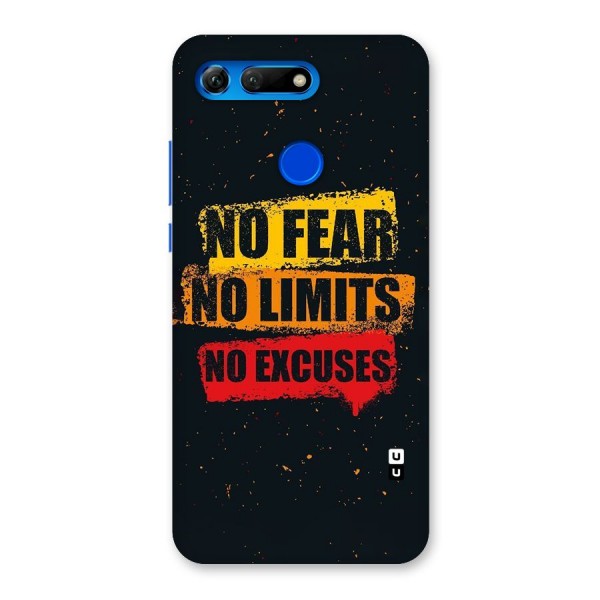 No Fear No Limits Back Case for Honor View 20