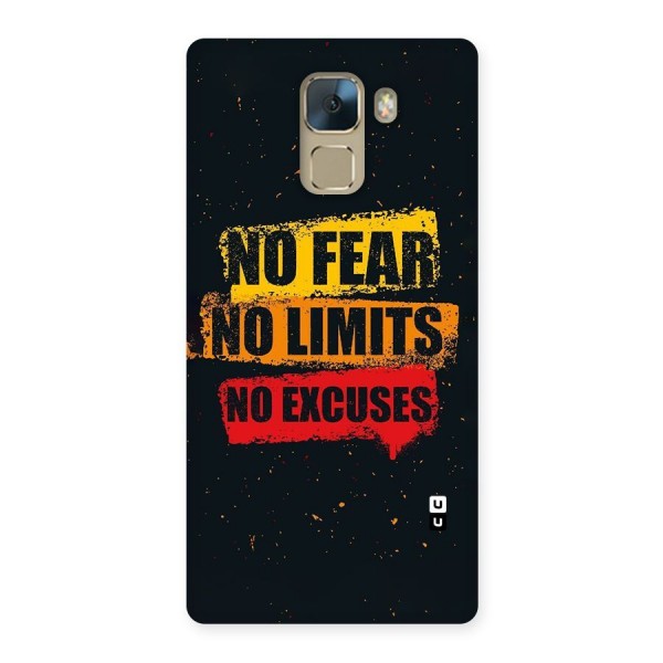No Fear No Limits Back Case for Huawei Honor 7