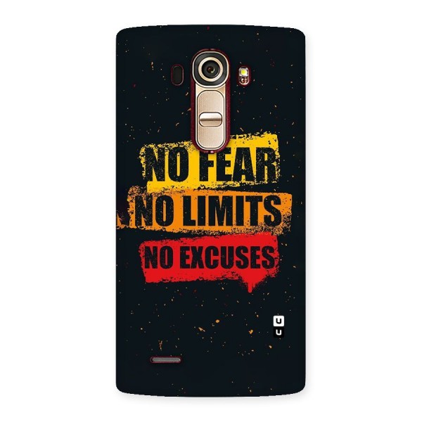 No Fear No Limits Back Case for LG G4