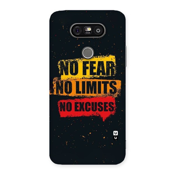 No Fear No Limits Back Case for LG G5