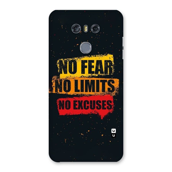 No Fear No Limits Back Case for LG G6