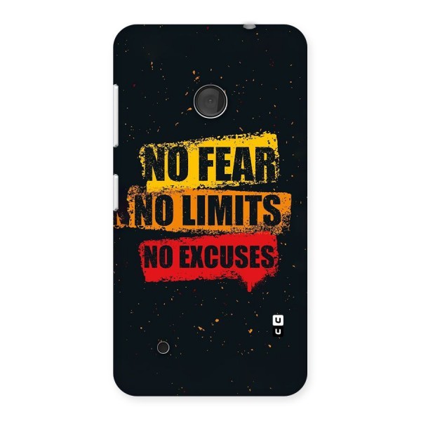 No Fear No Limits Back Case for Lumia 530
