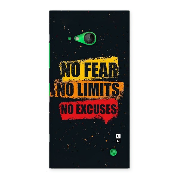 No Fear No Limits Back Case for Lumia 730