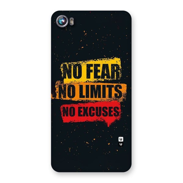 No Fear No Limits Back Case for Micromax Canvas Fire 4 A107