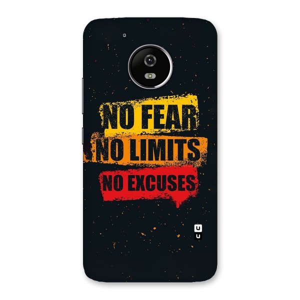 No Fear No Limits Back Case for Moto G5