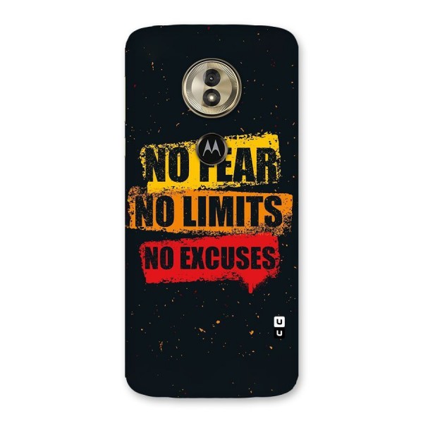 No Fear No Limits Back Case for Moto G6 Play