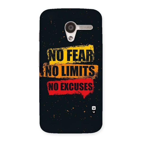 No Fear No Limits Back Case for Moto X