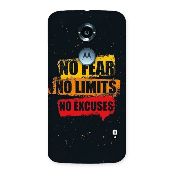 No Fear No Limits Back Case for Moto X 2nd Gen