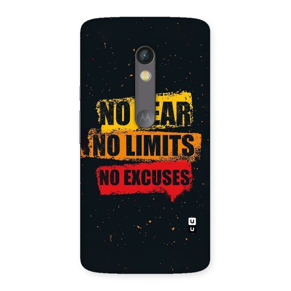 No Fear No Limits Back Case for Moto X Play
