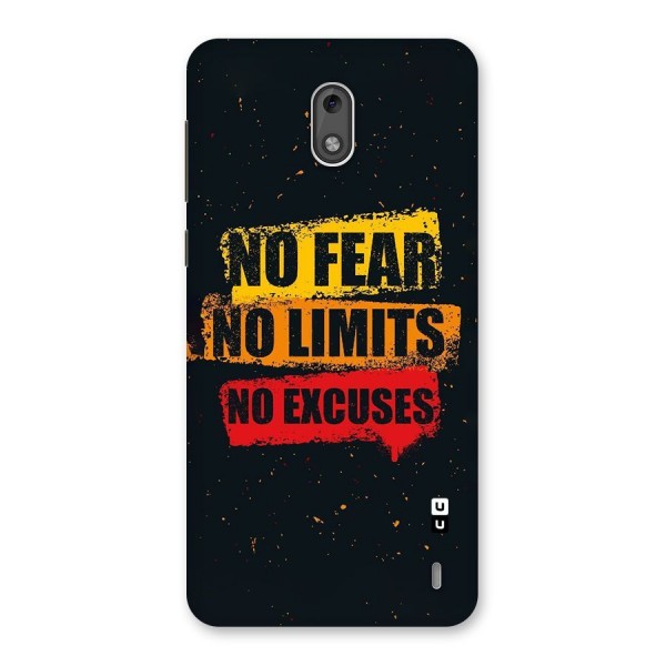 No Fear No Limits Back Case for Nokia 2