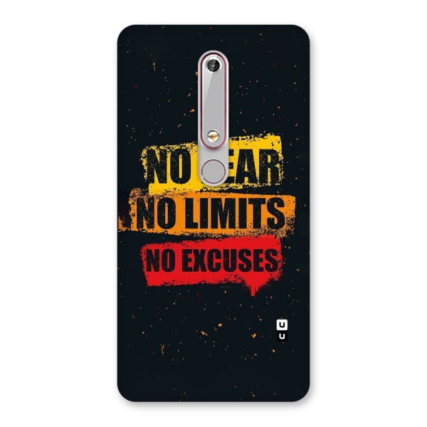 No Fear No Limits Back Case for Nokia 6.1