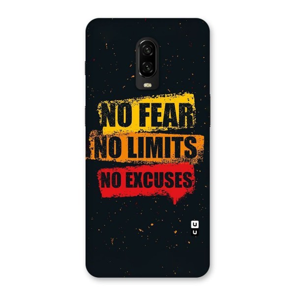 No Fear No Limits Back Case for OnePlus 6T
