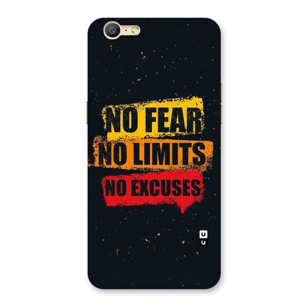 No Fear No Limits Back Case for Oppo A57