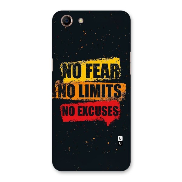 No Fear No Limits Back Case for Oppo A83 (2018)