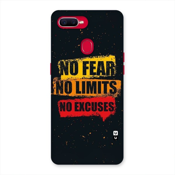 No Fear No Limits Back Case for Oppo F9 Pro