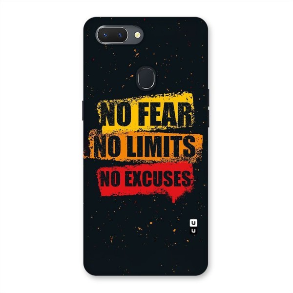 No Fear No Limits Back Case for Oppo Realme 2