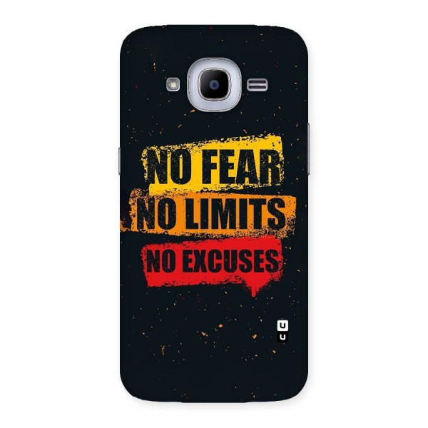 No Fear No Limits Back Case for Samsung Galaxy J2 Pro