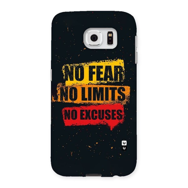 No Fear No Limits Back Case for Samsung Galaxy S6