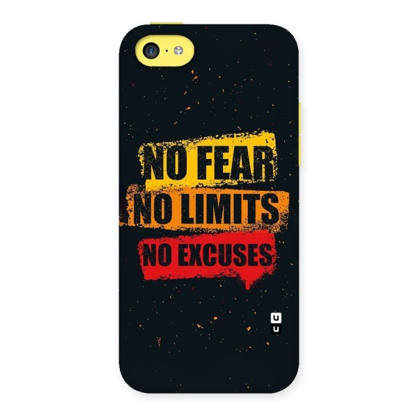 No Fear No Limits Back Case for iPhone 5C