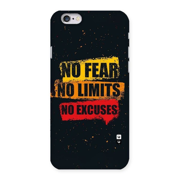 No Fear No Limits Back Case for iPhone 6 6S