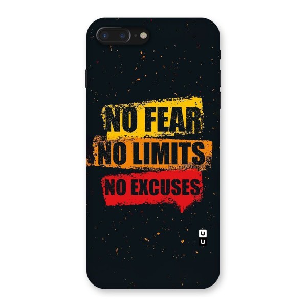No Fear No Limits Back Case for iPhone 7 Plus